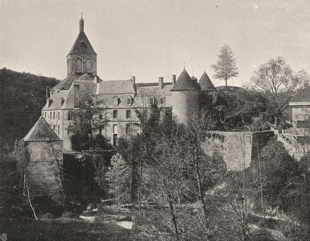 INDRE. Bords de la Creuse- Gargilesse 1905 old antique vintage print picture
